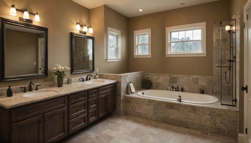 Renovated Master Bathroom with Natural Light