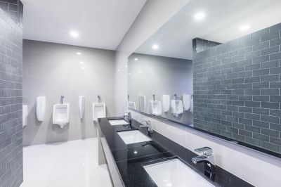 Modern Master Bathroom with Double Sink