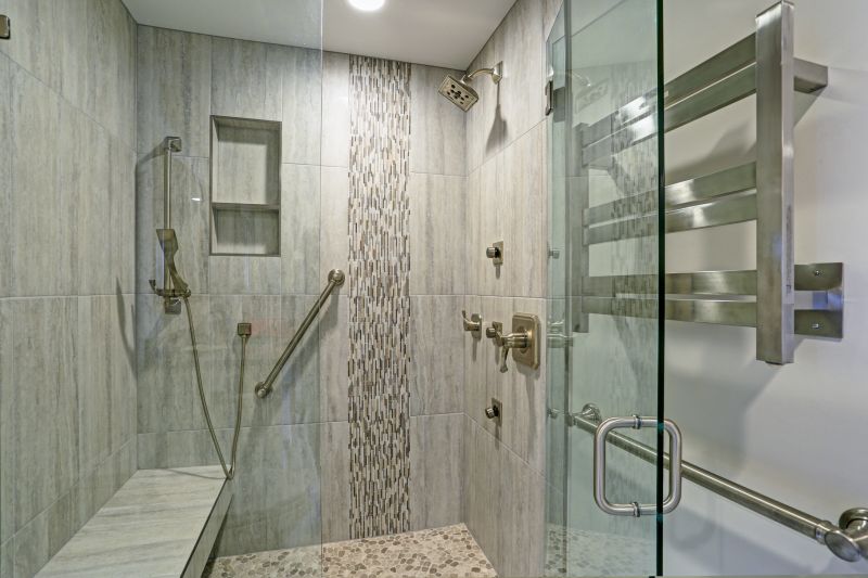 Tile-Enclosed Shower